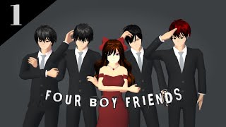 ||HARI PERTAMA|| [FOUR BOY FRIENDS] ||DRAMA SAKURA SCHOOL SIMULATOR||