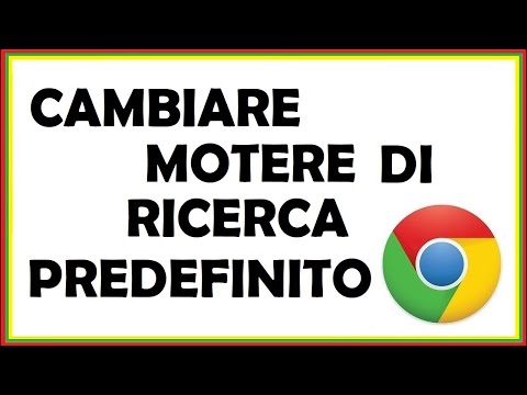 come cambiare motere di ricerca predefinto google chrome | togliere yahoo da chrome