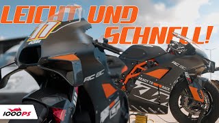 600er Supersportler werden in den Asphalt gerieben! KTM RC8C !