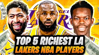 Top 5 Richest LA Lakers NBA Basketball Players 2023