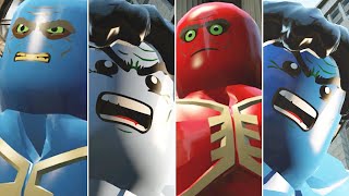 All Big-Fig & Super Villain Characters Wspider-Man & X-Men In Lego Marvel Super Heroes