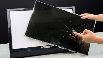 Alle mensen in de wereld hebben dit nodig, verwijder het kapotte scherm van oude tv en ontvang d....