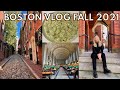 BOSTON VLOG 2021: fall in Boston, exploring the city, good eats, & quick pitstop in Salem