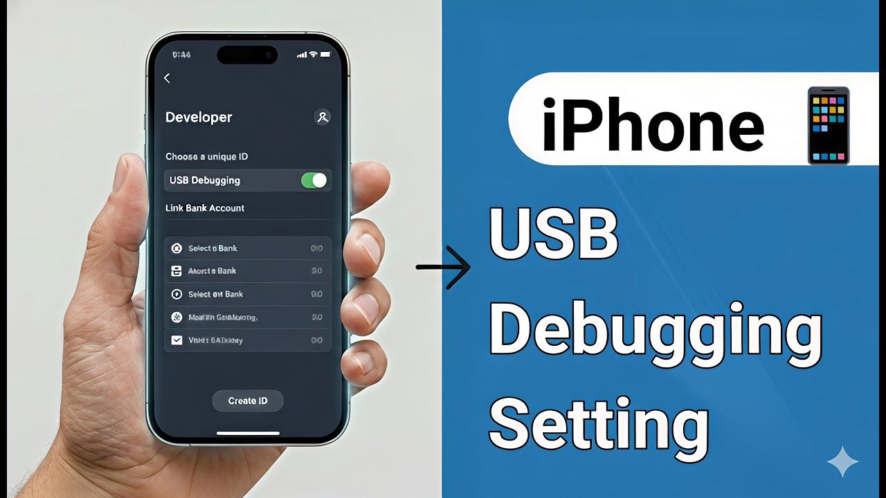 iPhone USB Debugging Setting - YouTube