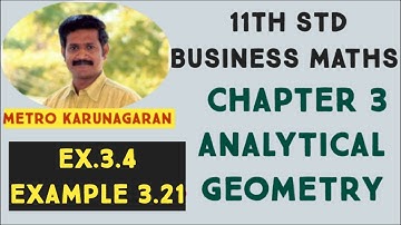 11th Std BM Ex.3.4 Example 3.21 For what values of a,b, (a-2)x²+by²+(b-2)xy+4x+4y-1=0 rep circle