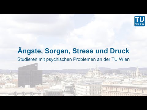 Ängste, Sorgen, Stress und Druck – Studieren mit psychischen Problemen an der TU