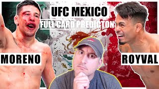 UFC Mexico: Moreno vs. Royval 2 FULL CARD Predictions and Bets