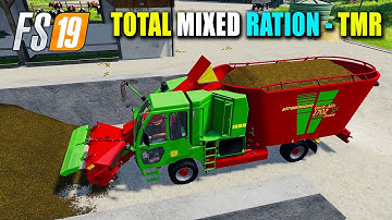 Farming Simulator 19 - How To Make Total Mixed Ration - TMR | TMR Mixer | TMR Ratio | FS19 Mods