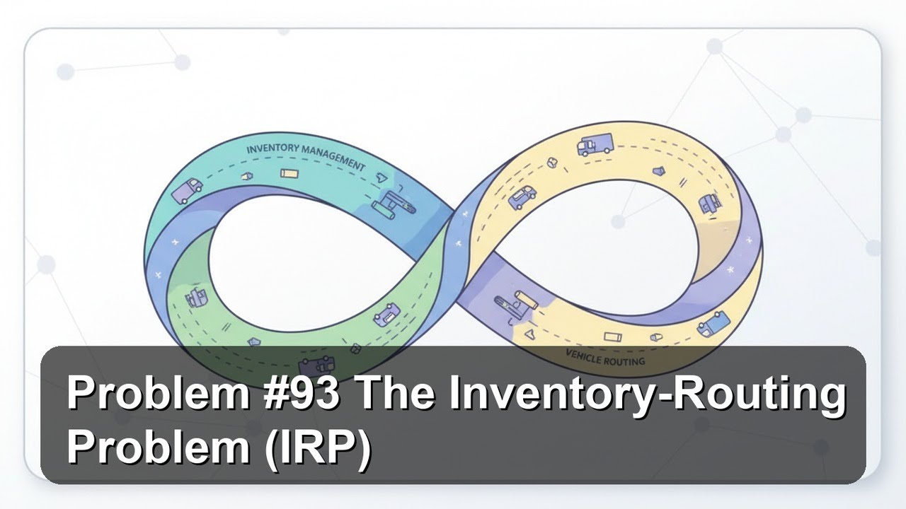 Problem #93 The Inventory-Routing Problem (IRP) - YouTube