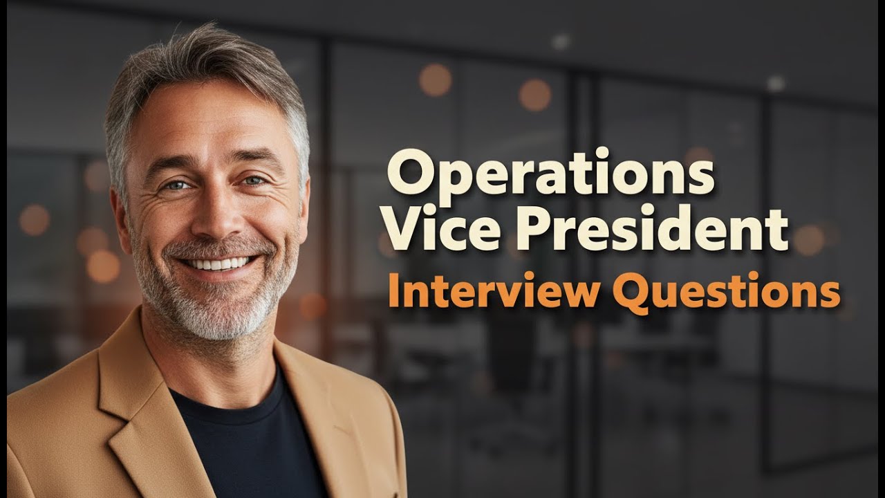 Operations Vice President Interview Questions: 5 Answers That Get You ...