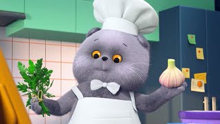 Кот Басик Высокая кухня Коробка Премьера Мультфильм для детей