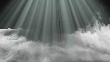 smoke with light rays loop animation  - Download Stock Footage