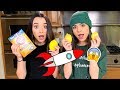 How to make a ROCKET and Power an LED LIGHT with Lemons - Merrell Twins Live