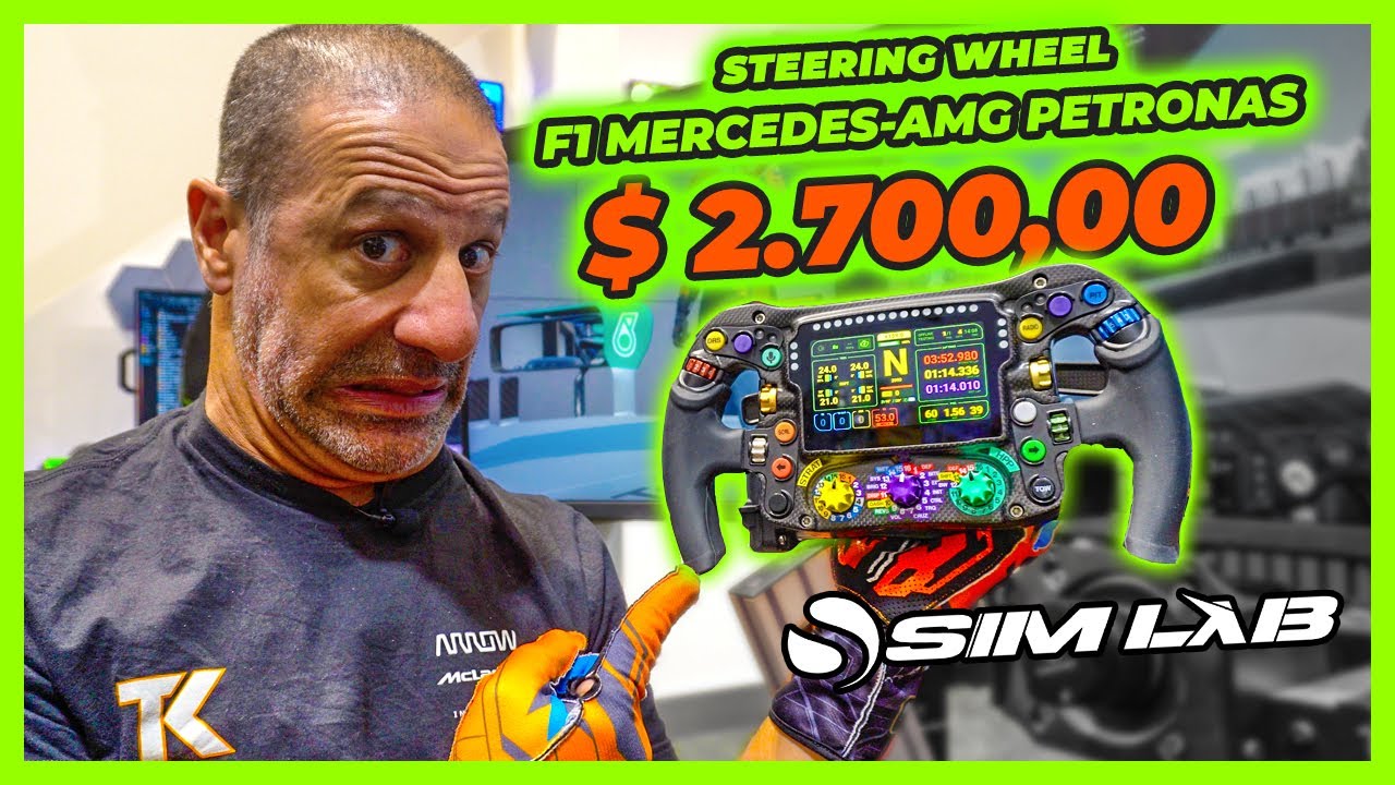 Testei o volante da Mercedes-AMG PETRONAS de F1 para simulador!