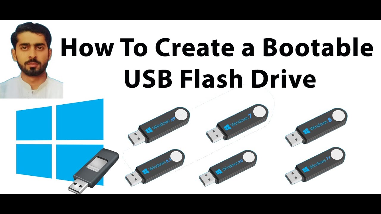 how to create a windows 10 bootable usb flash drive - YouTube