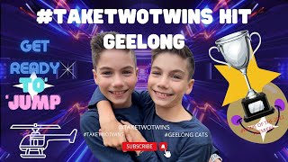 #Take2Twins Head to #HomeOfTheAFLChampions Geelong And Do Some Extreme Bouncing. #TakeTwoTwins. screenshot 5