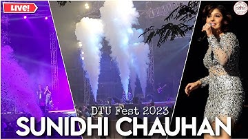 DTU fest 2023 | Sunidhi Chauhan