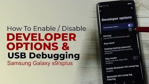 Enable Developer Options Samsung Galaxy S9/S9+ | Turn On USB Debugging (Step-by-Step)