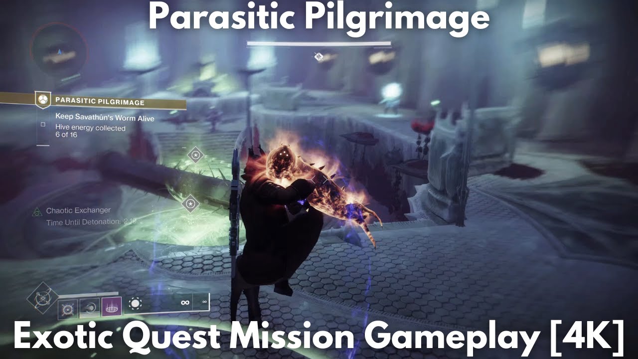 Parasitic Pilgrimage (Exotic Quest Mission), Gameplay [4K] - Destiny 2, The Witch Queen