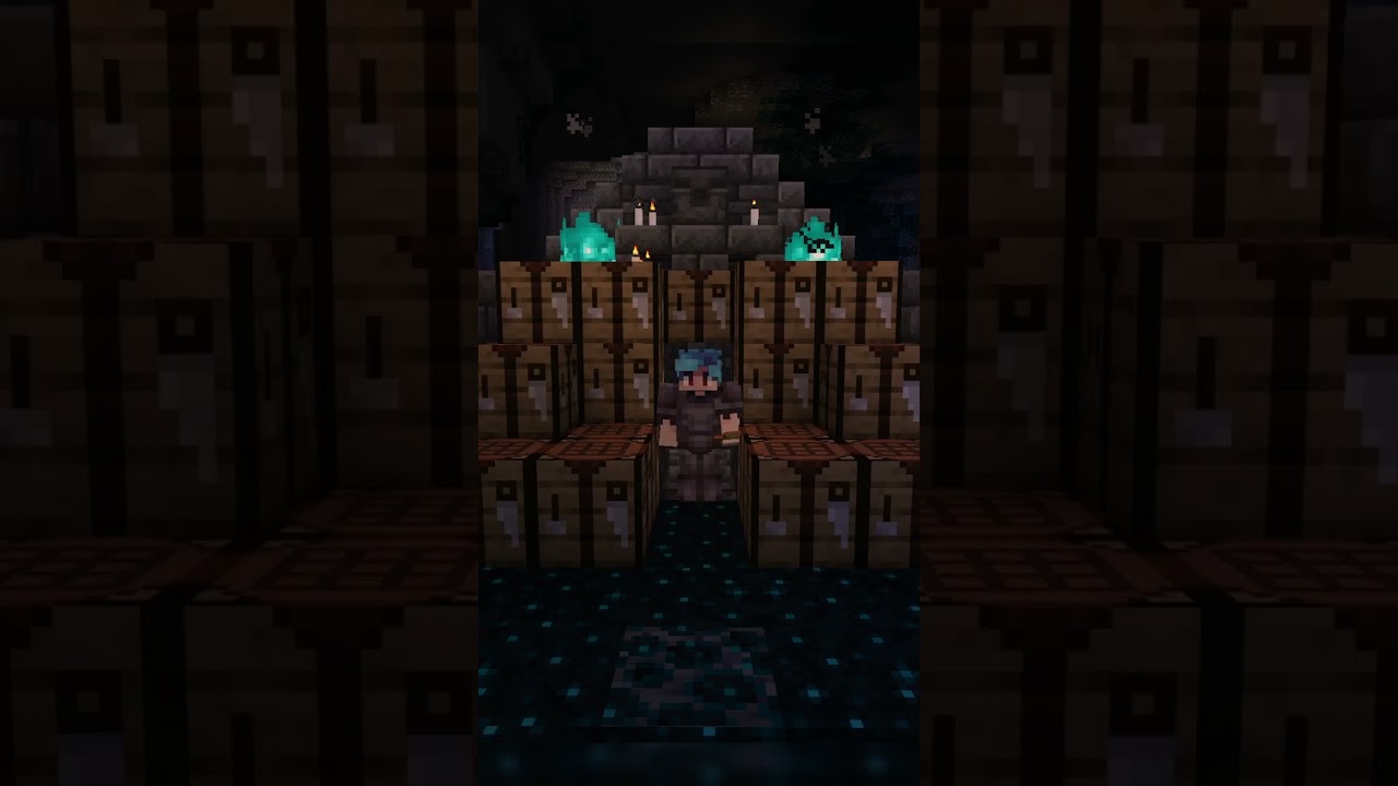 LA HISTORIA SECRETA DE LA ANCIENT CITY Y EL WARDEN🫣​😱​ #minecraft #minecrafttutorial #minecraftjava