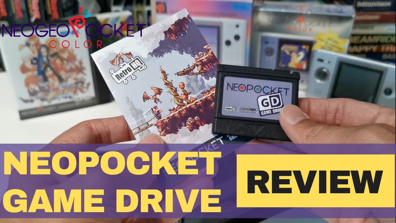 NeoPocket GameDrive (RetroHQ) para o Neo Geo Pocket - Análise/Review ...