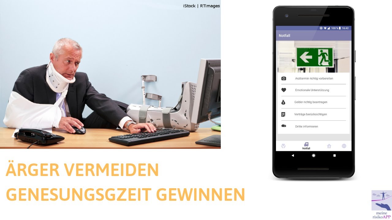 Akuter Notfall? Viel Hilfe : meine risikoApp