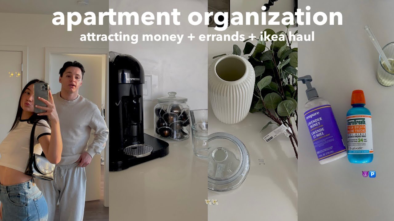 APARTMENT ORGANIZATION: ikea haul + how I attract money + decor ideas 🤍
