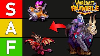 NEW Warcraft Rumble PVP Tier List - Ranking ALL Minis!