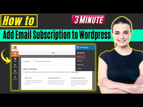 How to add email subscription to wordpress 2022