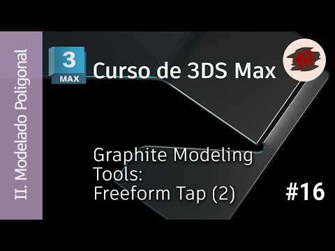 3DS MAX - 02 Modelado - 16 Graphite Modeling Tools (Freeform Tap) - Parte 2