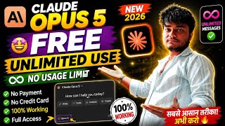 How to Get Claude Opus 5 FREE Unlimited Access! 🚀 (100% Working 2026)