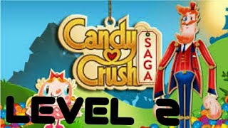 CANDY CRUSH.. HOW TO PLAY.. LEVEL #2..   FIRST TRY...  3 STAR   कैंडी क्रश.. लेवल #2.. 3 स्टार... screenshot 1
