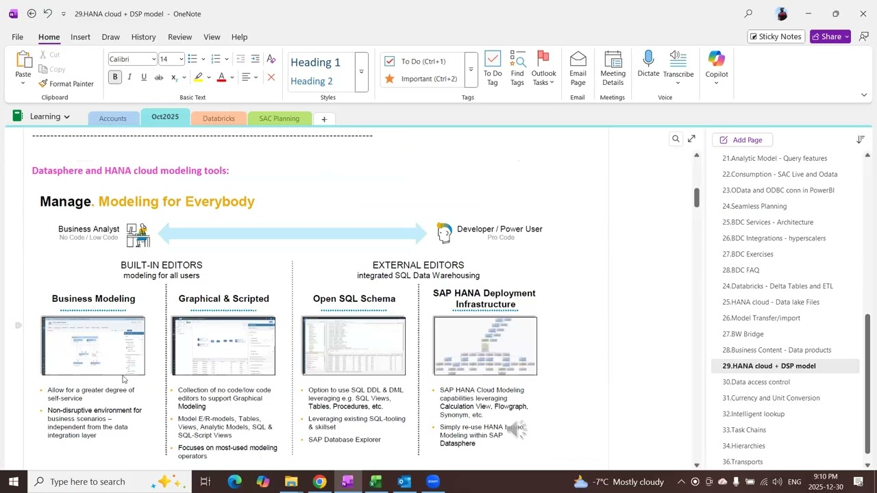4.17 Mixed models - HANA cloud objects in Datasphere - YouTube