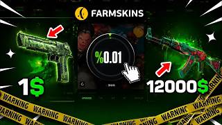 ALL IN UPGRADE FOR AK-47 WILD LOTUS! | Farmskins Promo Code 2025 | CS2 Case Opening