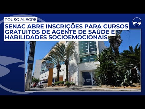 Senac abre inscrições para cursos gratuitos de agente de saúde e habilidades socioemocionais
