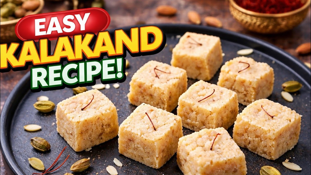 Milk Turns into Magic ✨ | Easy Kalakand Recipe Anyone Can Make