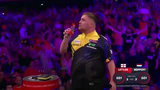 Luke Littler Dutch Crowd Incident At World Series Finals #darts screenshot 5