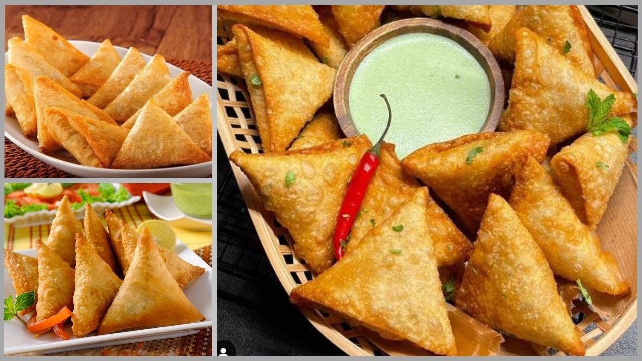 طريقة عمل سمبوسه بالفراخ 🥟 في اقل من 5 دقائق👌جربي السمبوسه بالدجاج وهتدعيلي❗