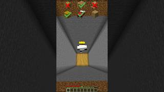 Minecraft Falling on different blocks challenge