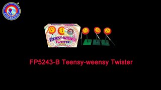 {Novelty} Toy Fireworks Teensy Weensy Twisty with Base FP5243-B from Fisherman Fireworks
