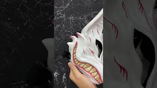 Japanese Kitsune mask for cosplay🦊 #animeart #kitsune #fox #halloweencostume #anime #naruto