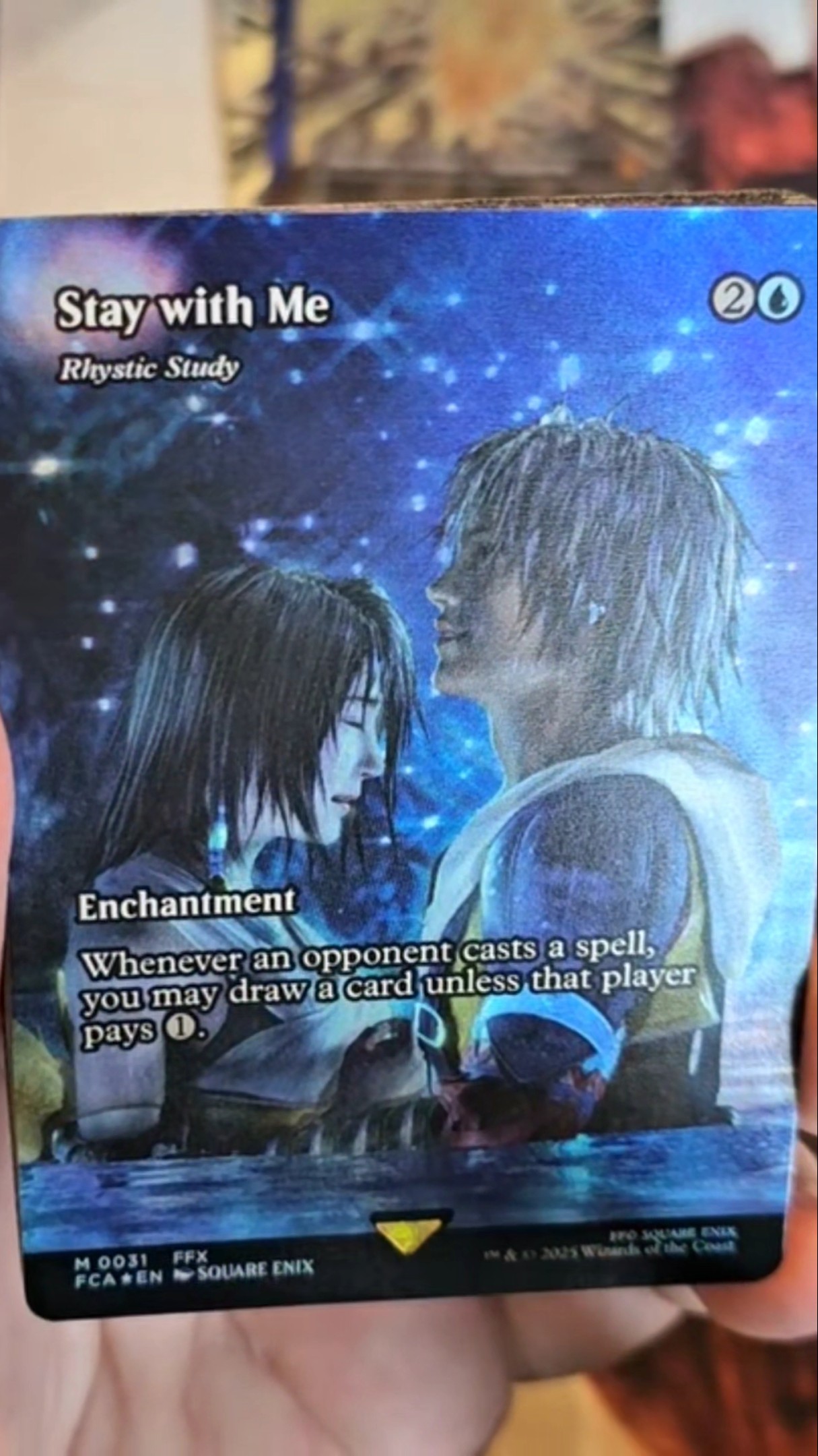 STAY WITH ME FOIL RHYSTIC STUDY! Final Fantasy Collector Pack