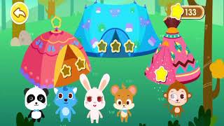 Babybus Baby Panda Town life camping game for kids #3 screenshot 2