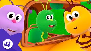 बस के पहिए घूमे गोल गोल गोल (Wheels on the Bus), Luka Chuppi 🫣Balgeet| Kids Kingdom Hindi Rhymes