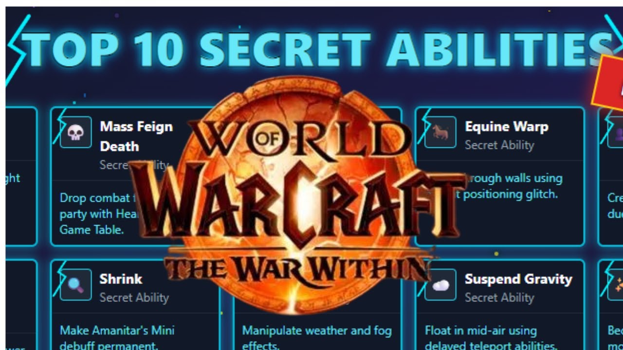 WoW Top 10 Exploit Secrets