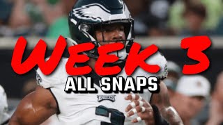 Nolan Smith Week 3: All Snaps