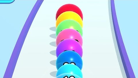 Ball Run 2048 - All Levels Gameplay Android, iOS ( Levels 100-102)