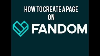 FANDOM: How to create a basic page