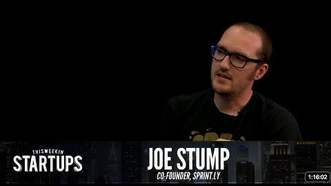 Joe Stump of Sprint.ly - TWiST #220
