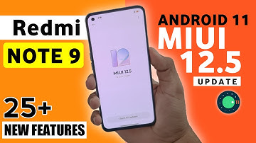 Redmi Note 9 New Update Miui 12.5 / Android 11 Update Features | 25+ Hidden Features | #Redminote9